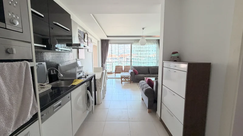 Alanya, Moda Apartmanı'nda Satılık 1+1 Daire